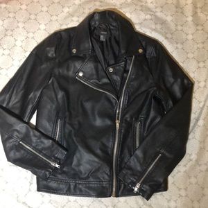 Like New Faux Leather Jacket